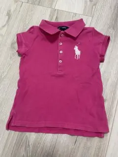 Ralph Lauren ピンク ポロシャツ 4（110/58）