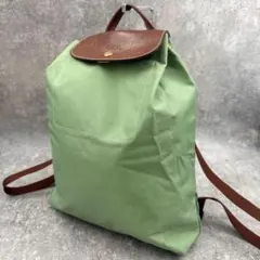 極美品　ロンシャン ル プリアージュ リュック バックパック　パームグリーン