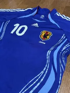 【コレクター品】サッカー日本代表2006-2007ホーム半袖 #10 中村俊輔