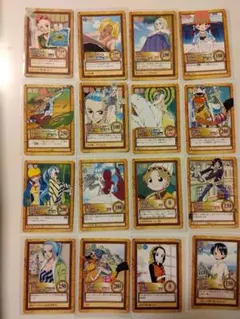 希少、絶版ワンピース ハイパーバトル カードダス　ヒロイン 16枚セット