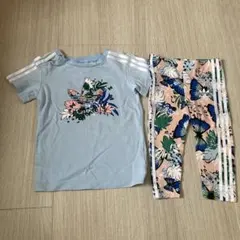 アディダス　セットアップ　Tシャツ　スパッツ