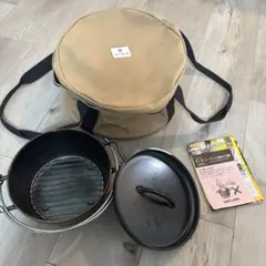  Peak ダッチオーブン 28cm　収納ケース、リフター付き　廃盤品 Snow Peak ダッチオーブン 28cm 収納ケース、リフター付き 廃盤品