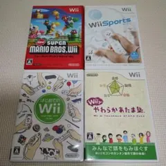 wiiソフト　まとめ売り　4枚セット　やわらか　はじめて