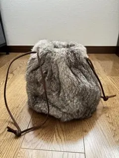 Gee+Oh ラビットファーバッグ