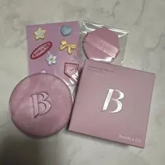 BANILA CO バニラコ　ピンクデニムクッションファンデケース　パフ シールのサムネイル