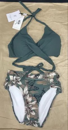 未使用 CICIBELLA シシベラ 水着 M 花柄 ビキニ 2WAY