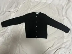 シャーリーテンプル　 黒　カーディガン 130