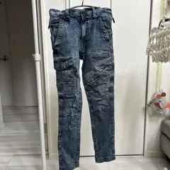 寅壱 作業服 デニムパンツ Mサイズ②のサムネイル