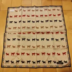 BURBERRY 犬プリント ハンカチ