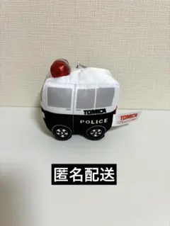 TOMICA はたらくくるまのキラキラマスコット パトカー　ボールチェーン付きのサムネイル