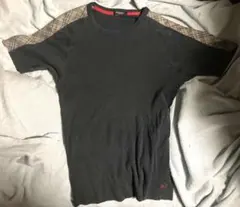 BURBERRY LONDON Tシャツ L ブラック ノバチェック 半袖