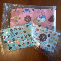 ミスド×ポケモン☆エコバッグ・ポーチ他 3点