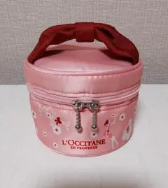 ロクシタン ピンク 花柄 アクセサリーケース
