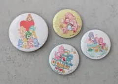 超希少 レトロ ケアベア 缶バッジ 4種セット