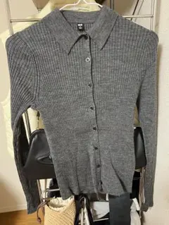 リブカーディガン