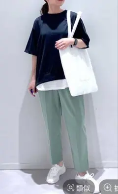 GLOBAL WORK　ウツクシルエットDRYテーパードパンツ　新品