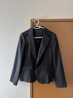 15号ARブラック ストライプ ビジネスジャケット