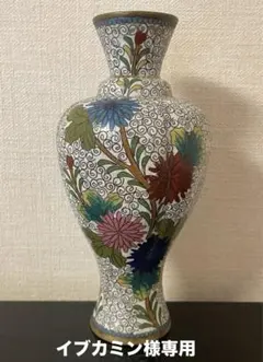 七宝焼花瓶，中国，清時代，骨董，インテリア，掐丝珐琅，明治，中国七宝焼 七宝焼花瓶，中国，清時代，骨董，インテリア，掐丝珐琅，明治，中国