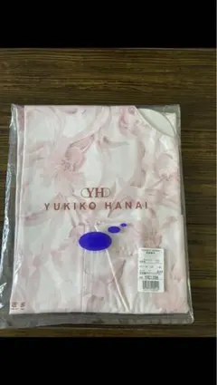 YUKIKO HANAI 花柄プリントエプロン ピンク