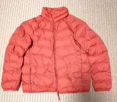 キッズ　UNIQLO オレンジ ダウンジャケット 130