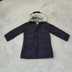 DENIM ＆　DUNGAREE ファー付きコート