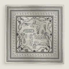 ※週末限定値下げ※カレジェアン2025AW《エルメスの世界》スカーフ エルメス 2025AW カシシル カシミヤ シルク カレジェアン 140