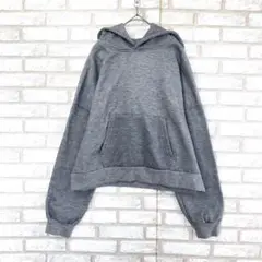 coca コカ　パーカー　スウェット　グレー　L 裏起毛