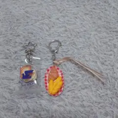 パンモチーフ キーホルダー 2個セット