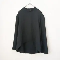 ZARA BASIC ザラ ベーシック ハイネック ブラウス ブラック Lサイズ