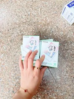 Fujifilm instax mini フィルム 10枚入り 4パック