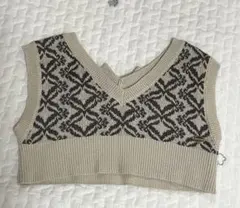 テータテートteteatete ニットジレ　ベスト80㎝