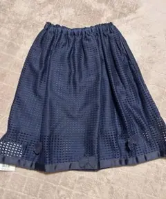 新品タグバービー紺色リボン付きスカート160定15000円税入学式卒業式　結婚式のサムネイル