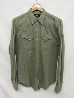RRL ダブルアールエル ウエスタンシャツ オンブレチェックラルフ