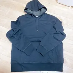 美品✨ブラック　パーカー 裏起毛　フリース メンズ　XL