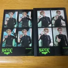 リノ MANIAC フォトカード 4カット 2枚セット