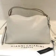 【美品】GIANNI CHIARINI アリファ 2WAY レザーバッグ M