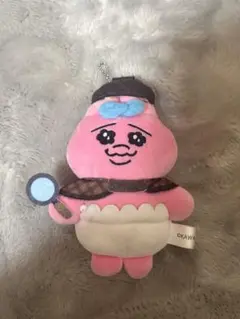おぱんちゅうさぎ 探偵 ぬいぐるみキーホルダー