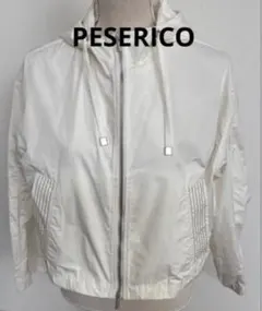 PESERICO ショート丈ブルゾン/ホワイト/新品未使用