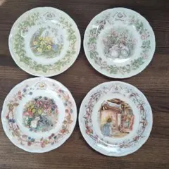 ロイヤルドルトン シーズンコレクション 春夏秋冬セット 4枚 プレート 皿 美品