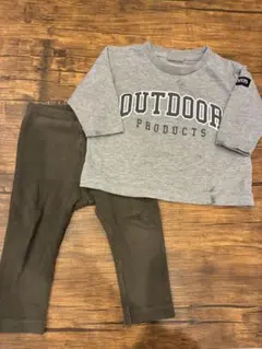 OUTDOOR PRODUCTS 長袖Tシャツとレギンスセット 80cm