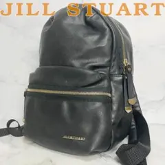 B048【人気】JILL STUART★シボ革 リュック ブラックのサムネイル