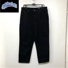 美品 エディーバウアー ブラックデニム ワイド バギーパンツ 90s