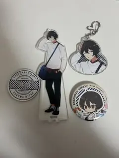 あんスタ 朔間凛月 アニカフェ アクスタ アクリルキーホルダー 缶バッチ