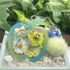 Mー592 オルゴナイト ❣️ りんごちゃん ❣️ チャーム - メルカリ