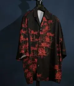 【新品】アンリラクシング　メンズ　オーバーサイズ　曼珠沙華　半袖シャツ　Fのサムネイル