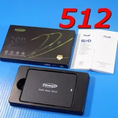 【SSD 512GB】FIKWOT FS810 2.5インチ SATA 内蔵用