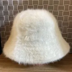 AZUL by MOUSSY ホワイト ファー バケットハット FREE