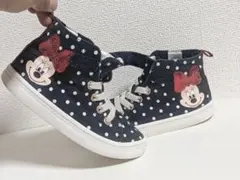ミニーマウス ドット柄 ハイカットスニーカーのサムネイル