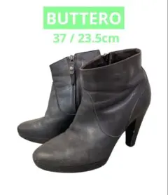 BUTTERO ブッテロ ウィメンズ ショートブーツ ブーティ ブラック 37