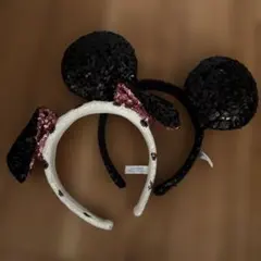 ディズニー　カチューシャ　スパンコール　ミッキー　101匹わんちゃん　2点セットのサムネイル